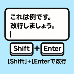 ChatGPT��Shift + Enter �ŉ��s